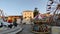 Benevento - Panoramica delle giostre in piazza Santa Maria