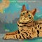 Bengal Cat Illustration