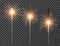 Bengal light. Christmas sparkler lights, diwali firework candle. Realistic bengal party lights vector set