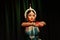 Bengaluru, INDIA â€“ October 27,2019: Gorgeous odissi artist performs in Bengaluru