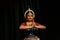 Bengaluru, INDIA â€“ October 27,2019: Gorgeous odissi artist performs in Bengaluru