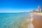 Benidorm Levante beach in Alicante Spain