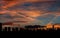 Benidorm skyline at sunset