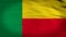 Benin flag animated 4k