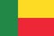 Benin flag with official proportions and color.Genuine.Original flag of Benin