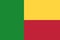 Benin flag vector.Illustration of Benin flag