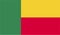 Benin Flag Vector Illustration EPS