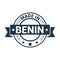 Benin stamp design vector