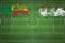 Benin vs Hungary Soccer Match, national colors, national flags, soccer field, football game, Copy space