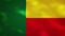 Beninese dense flag fabric wavers, background loop