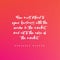 Beninese wisdom\\\'s quote on pink background