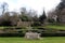 Benington Lordship Gardens, with ornamental hedges
