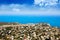 Benitatxell beach area aerial view Alicante