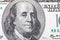 Benjamin Franklin portrait on hundred dollars