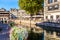 The Benjamin Zix square in the Petite France historic quarter in Strasbourg, France