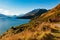 Bennetts Bluff Lookout at the Glenorchy Queenstown Road, New Zealand