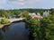 Bennington aerial view, NH, USA