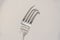 Bent prongs on a dinner fork