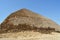 The Bent Pyramid of king Sneferu, A unique example of early pyramid development in Egypt located at Dahshur Badrashin Badrshein