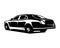 bentley mulsanne car vector illustration. silhouette vector design.