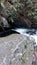 Benton Falls Waterfall hiking rocks water