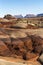 Bentonite Hills in Cathedral Valley, Capital Reef National Park, Utah