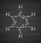 Benzene aromatic hydrocarbon molecule