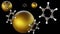 benzene molecules conjugated gold (Au) nanoparticles