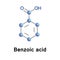 Benzoic acid molecule