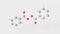 benzoyl peroxide molecule 3d, molecular structure, ball and stick model, structural chemical formula organic peroxide
