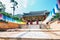 Beomeosa temple, Korean traditional architecture and colorful lanterns in Busan, Korea