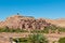 Berber Kasbah Ait Benhaddou, ruins of ancient clay fortress, Morocco