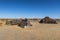 Berber nomads camp in Sahara desert