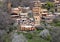 Berber village surrounding the Kasbah du Toubkal, a unique mountain lodge in Toubkal National Park.