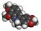 Berberine alkaloid molecule. Present in number of plants. Used as a yellow dye and as a traditional antifungal medicine.