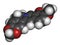 Berberine herbal medicine molecule. 3D rendering. Atoms are represented as spheres with conventional color coding: hydrogen white