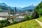 Berchtesgaden landscape and Watzmann mountain