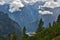 Berchtesgaden mountain range bavaria germany