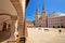 Berchtesgaden town square and historic architecture view