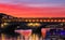 The Bercy bridge at sunset, Paris, France