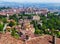 Bergamo cityscape, view of the old town, Italy,