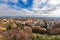 Bergamo Cityscape view from the Upper Town - Lombardy Italy