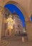 Bergamo - Colleoni chapel and The cathedral Santa Maria Maggiore in upper town at dusk