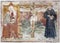 Bergamo - Fresco of Crucifixion from church Michele al pozzo bianco.