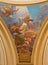 Bergamo - The fresco of saint Ambrose from cupola of church Santa Maria Immacolata delle Grazie by Enrico Scuri (1876).