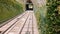 Bergamo funicular cablecar descent, timelapse
