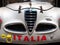 Bergamo, Italy. Alfa Romeo sportive and historic car. Body style details