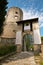 Bergamo, Italy - August 18, 2017: The Castle of La Rocca Bergamo is located in the upper part of the city on the hill of Saint Eup