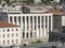 Bergamo, Italy. The facade of the courthouse in the city center