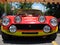 Bergamo, Italy. Fiat Abarth historic car, body style details